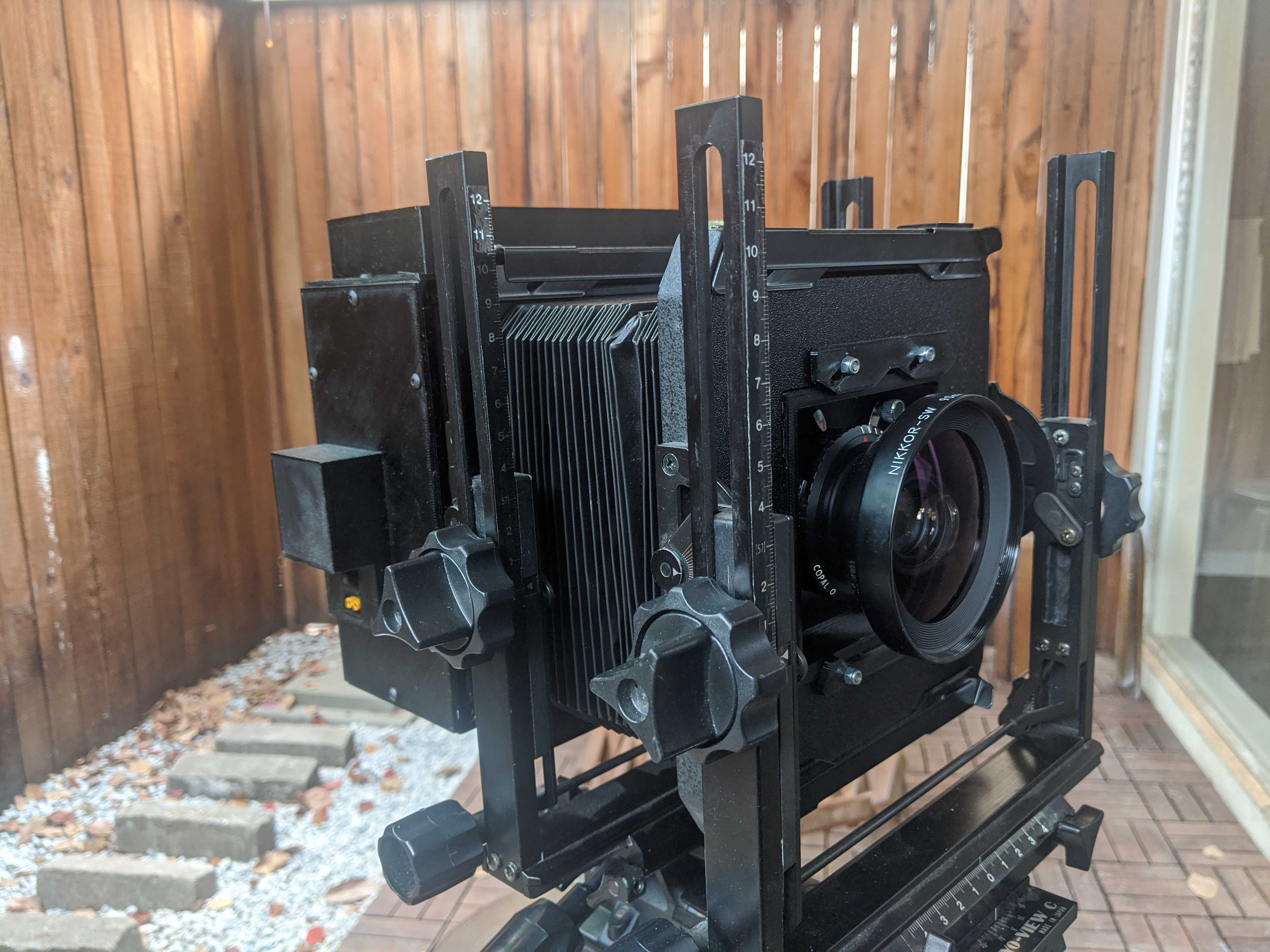 digital back for 4x5 view camera